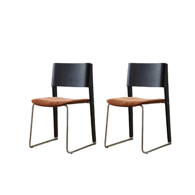Chaise de salle à manger simple et rétro