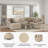 Iwan 4-Piece Sectional With Chaise-122875823