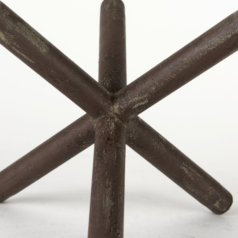 Sculpture décorative en métal 10 "Jumbo Rustic