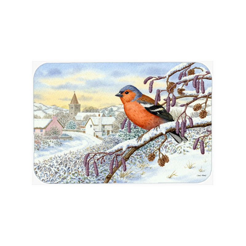 Caroline's Treasures Bull Finch Glass Cutting Board