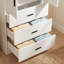Armoire de rangement autoportante moderne l 31,5 po x P 15,7 po x H 94,5 po