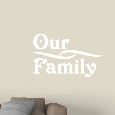 Adhésif décoratif «Our Family»