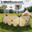 Outsunny Camping Windbreak Pop Up Hub Frame Blocker 480 x 120 cm-125049912