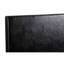 Tête de lit simple pour chambre à coucher - similicuir noir, réglable de 41 à 53 pouces, conception captivante pour un style élégant
