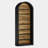 Spacious Display Shelving,Freestanding Bookshelf,Arched Bookcase-2086399952