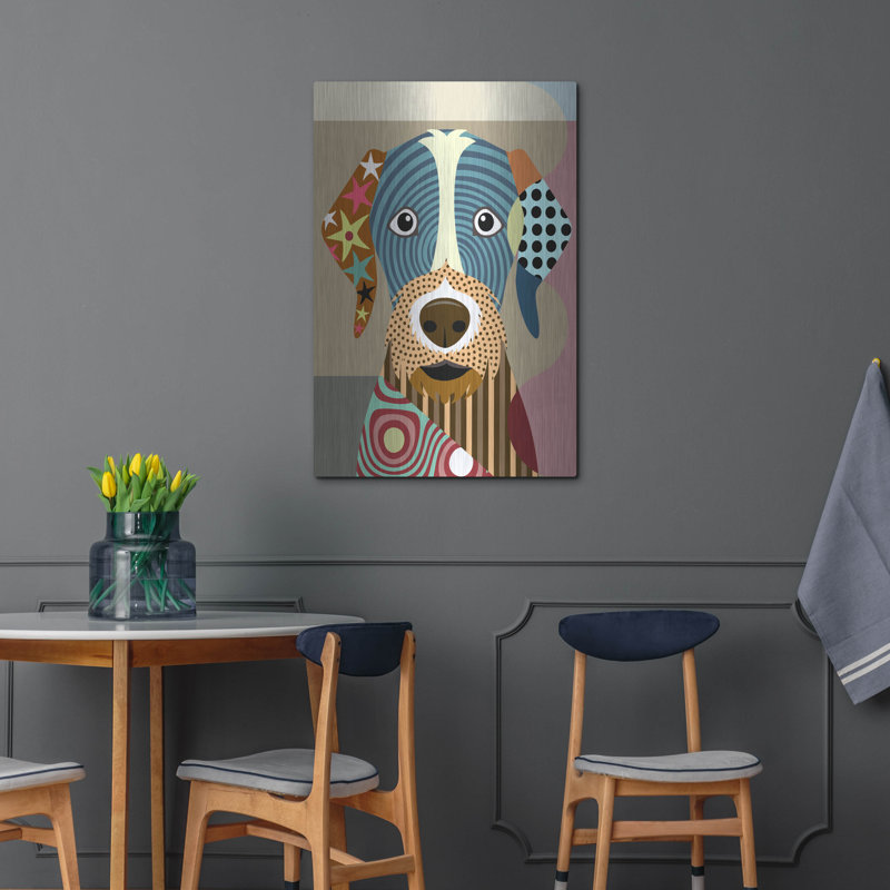 «German Wirehaired Pointer» par Lanre Adefioyue, H 36 po x l 24 po