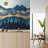Abstract Mountains Peel & Stick Border-93867418