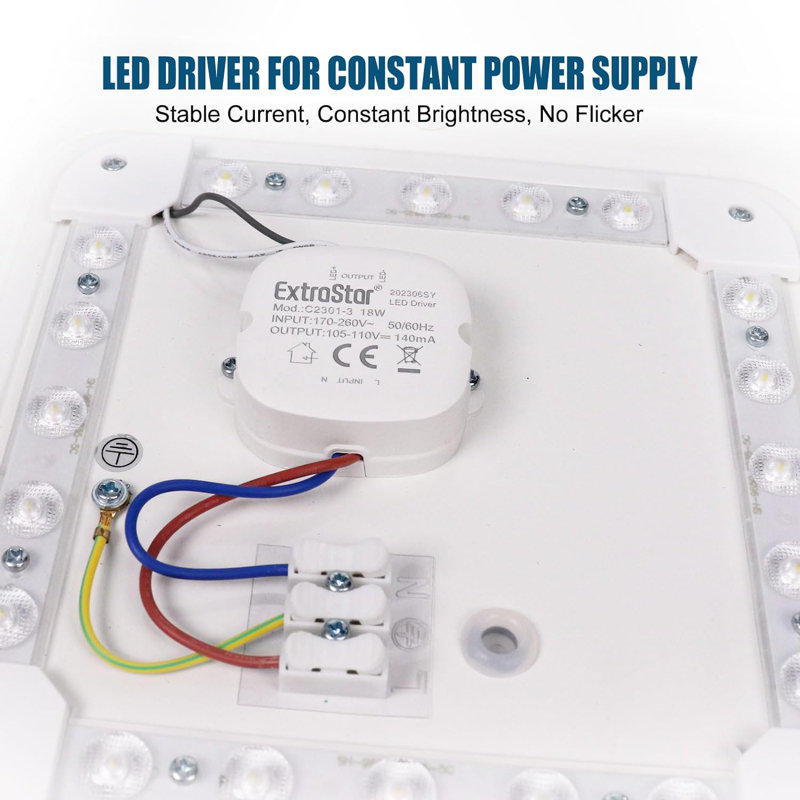 Plastic LED Flush Mount
