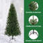 Artificial Christmas Tree Green PVC, PE and steel-1884461771