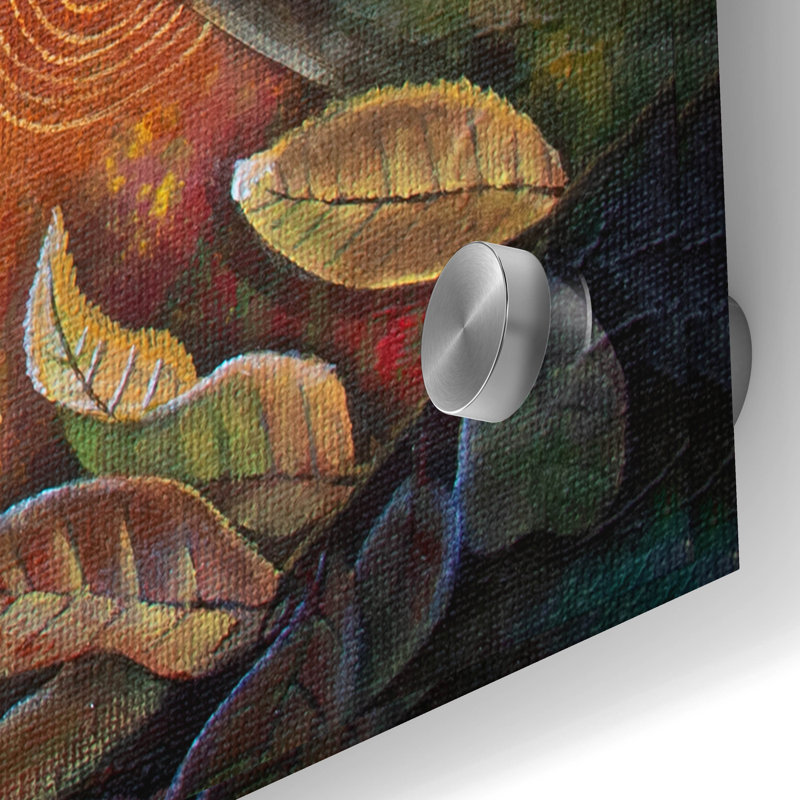 Art mural en verre acrylique épique «Keepers Of Secrets» par Verena Wild, 36 po x 36 po, H 36 po x l 36 po