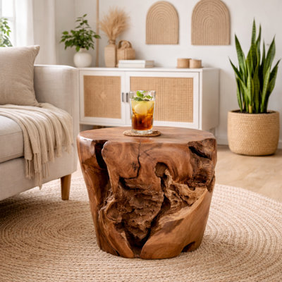 Solid Wood Accent Stool