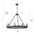 Emmalynn 9-Light Dimmable Wagon Wheel Chandelier-1910120765