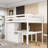 Loft Bed Featuring Integrated Staircase, Bookshelf, Drawers, Workspace Desk, And Wardrobe – All-In-One Solution-151738374-151738376