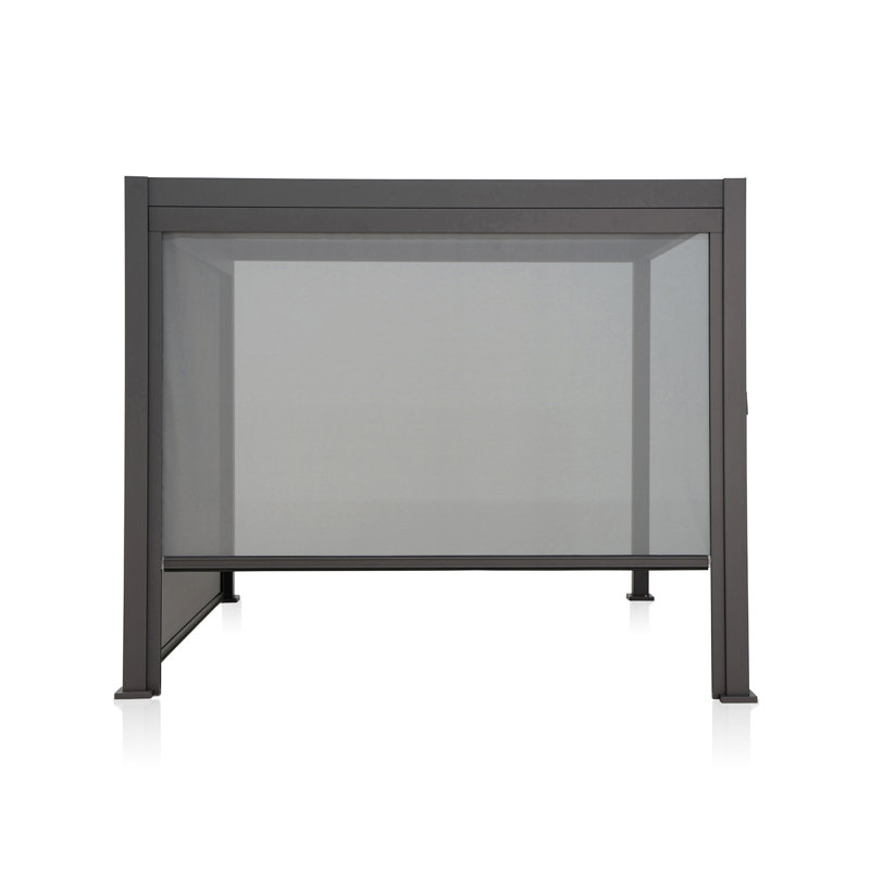 Écran 111 en aluminium pour pergola, Gris anthracite, 10 pi