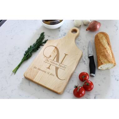 Personalized Passion Personalized Vintage - 10x7 Small Bamboo Cutting  Boards for Kitchen - Heavy Duty Wooden Chopping Boards