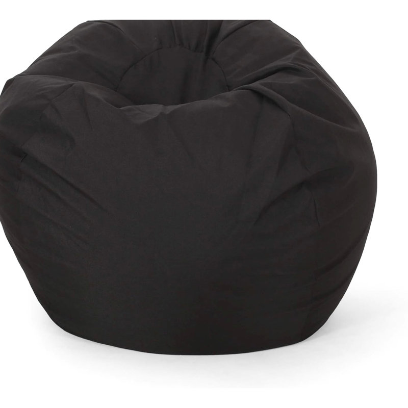 Fauteuil à billes noir pour les moments de détente - 34 po X 25 po, fabriquée avec de la mousse douce, une option élégante et confortable pour votre maison