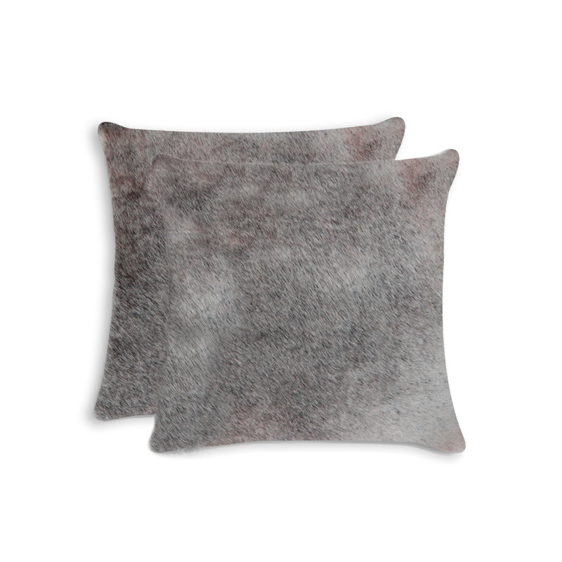  Coussin en peau de vache, Gray