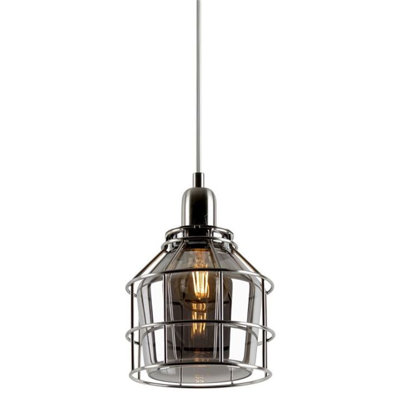 Luminaire suspendu en cuivre noirci 1 lumière Sunset Lighting F3615-74-CLR Plover