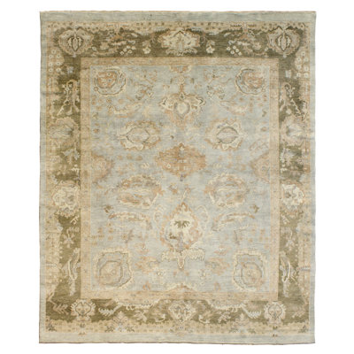 Wool Oriental Area Rug in Beige/Brown