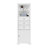 68.9" Tall Corner Cabinet, Triangle Storage Tower With 3 Drawers & Adjustable Shelves-469781898