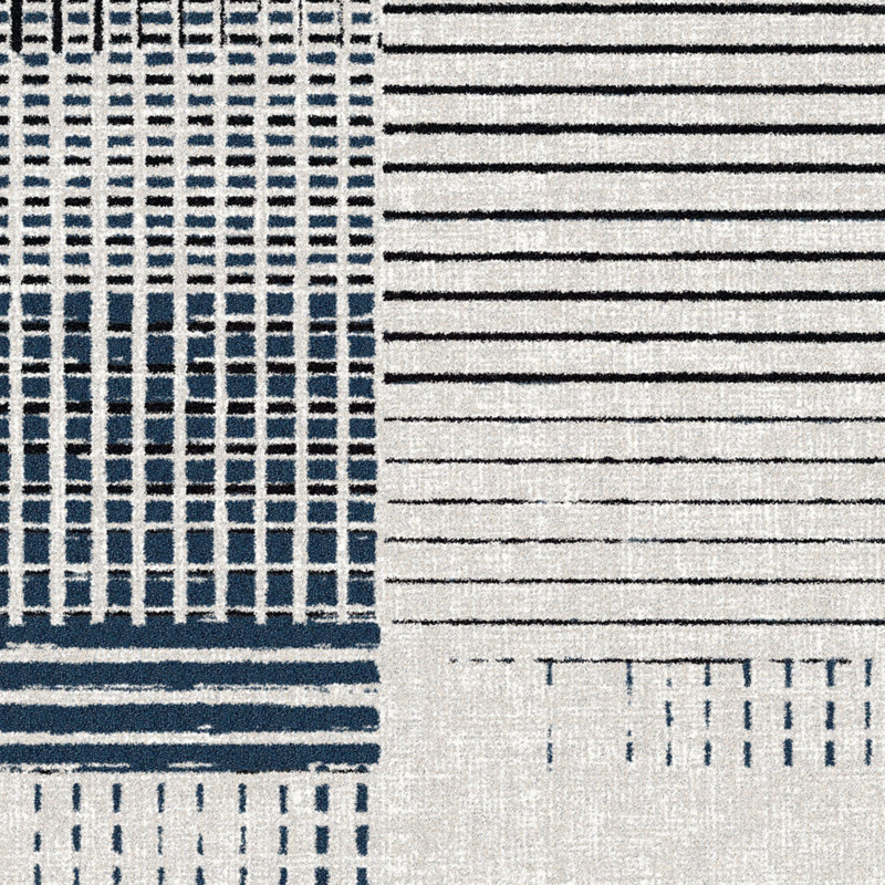 Residency Gridlox Accent Linear Area Rug, Runner 2'1" x 7'8"