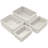 Sorbus Stackable Storage Woven Paper Rope Baskets 4-Piece Set-2080341861