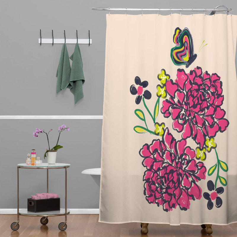 Vy La Floral Shower Curtain