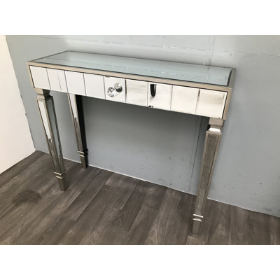 Margarita 91cm Glass Top Console Table