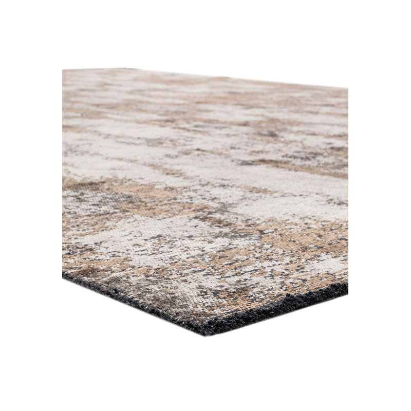 Rapture Brown/Beige/Gray Abstract Luxury Area Rug, Rectangle 7'10" x 11'2"