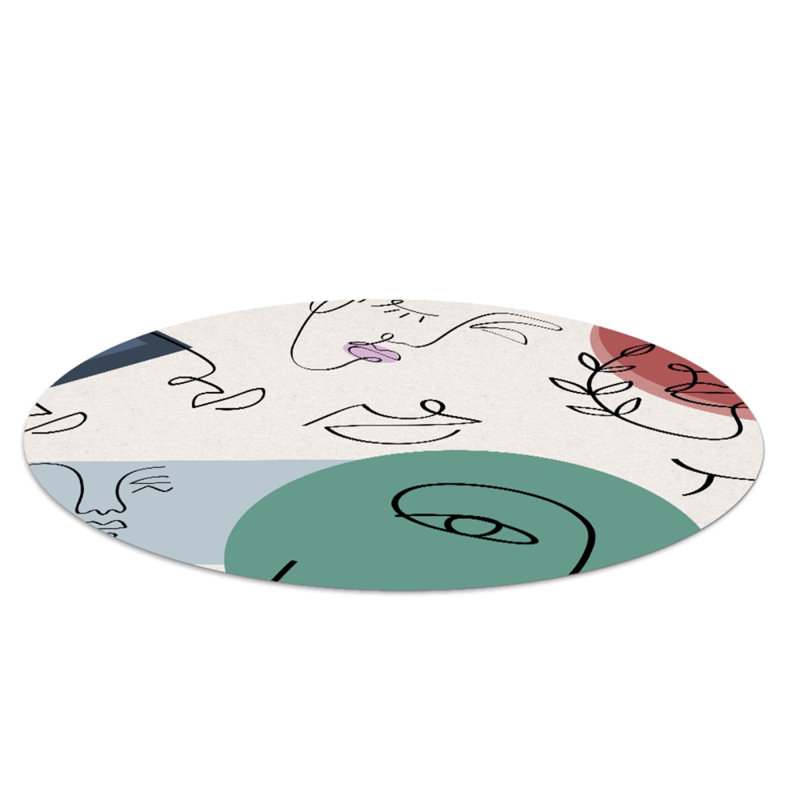 Monarch Hard Floor Straight Round Chair Mat