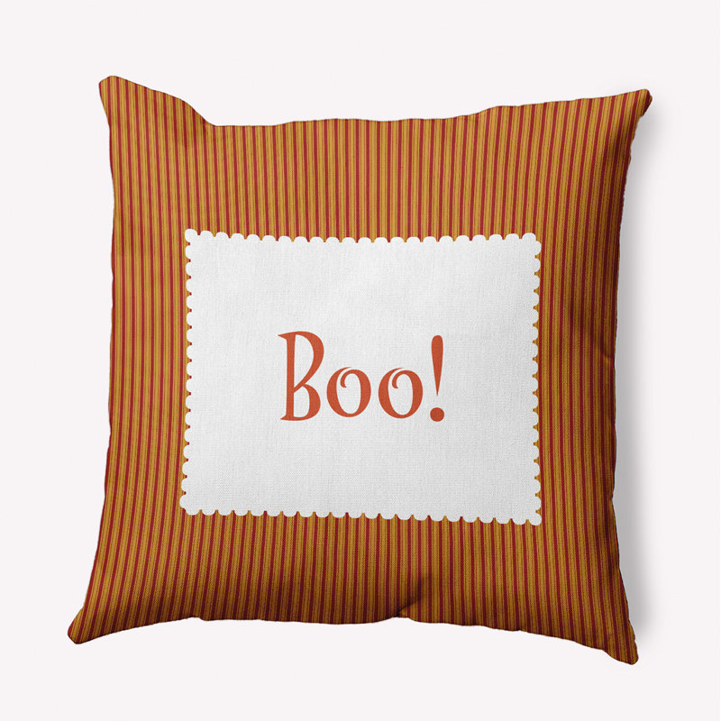  Housse de coussin décoratif en polyester par E by Design, 16 po x 16 po, Rouge foncé