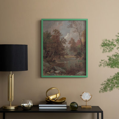 Vintage Landscape XXXVII Framed Print - Solid Wood