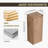 12" Bathroom Side Cabinet,Soft Close Doors,Float Mounting Design-1030309444