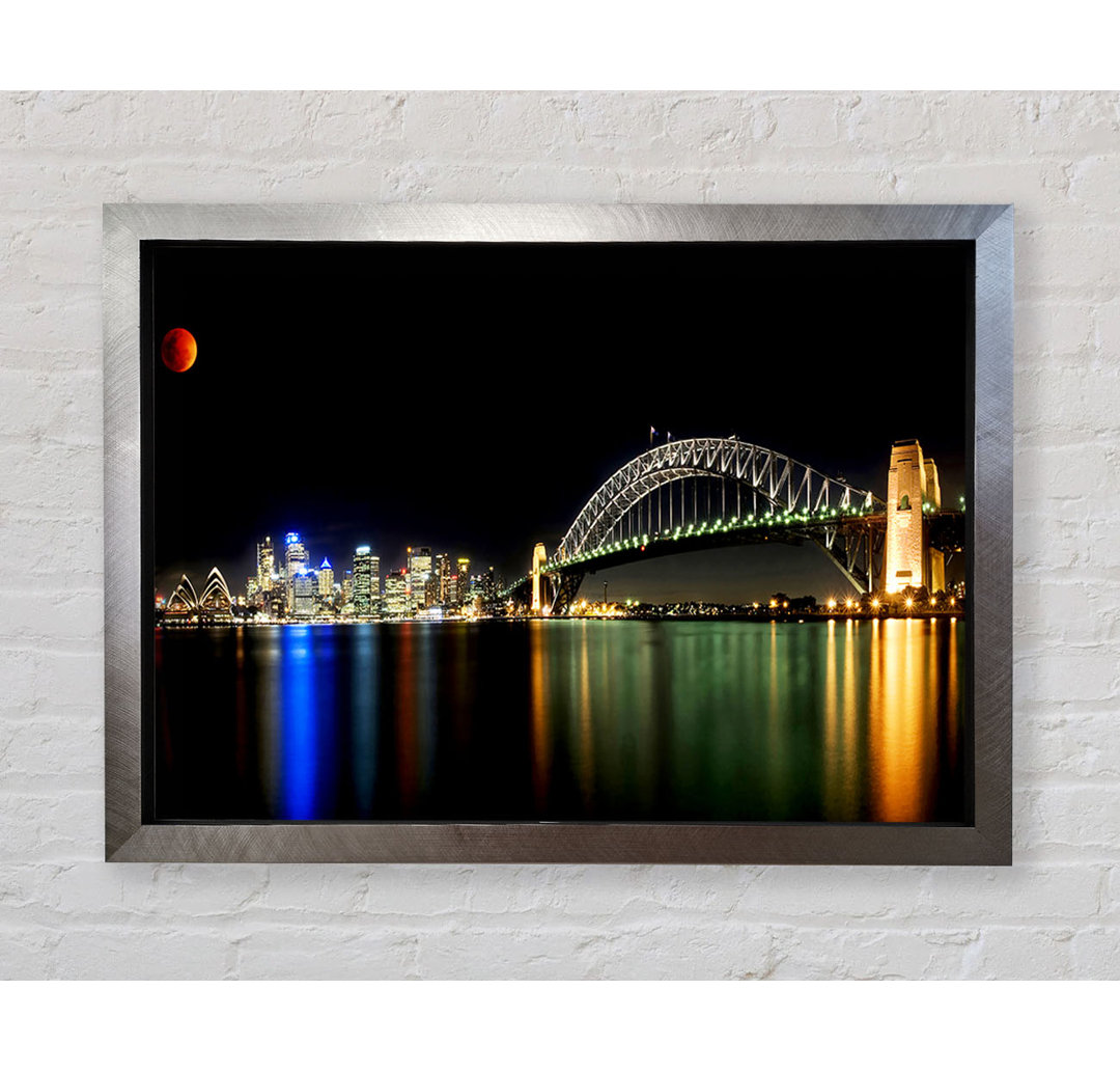 Sydney Harbour Bridge Opera House - Einzelner Bilderrahmen Kunstdrucke