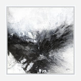 Black & Gray III - Artist Enhanced Canvas Print