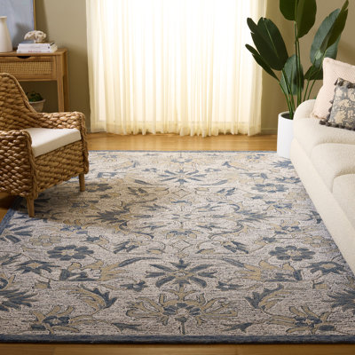 Laine touffetée à la main 80% Metro 473; Tapis oriental 20% coton