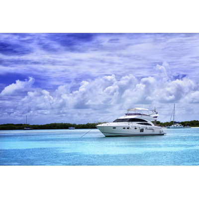 Luxury Yacht - Wrapped Canvas Print