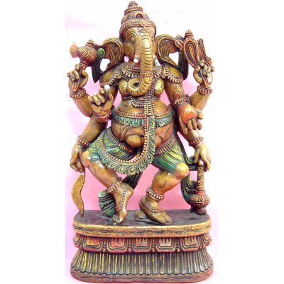 Les six bras dansant Ganesha