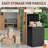 55 Gallon Lockable Resin Package Delivery Box With Lockable Secure-113069206