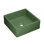 Lavabo vasque carré en béton 15,5 po Lisse 