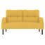 Elegant and Stylish Double Sofa with Soft Corduroy Fabric and Sturdy Wood Frame for Modern Living-1454226557