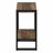 Accent Table, Side, End, Nightstand (Bedside Side Table), Lamp, Laminate, Metal, Industrial