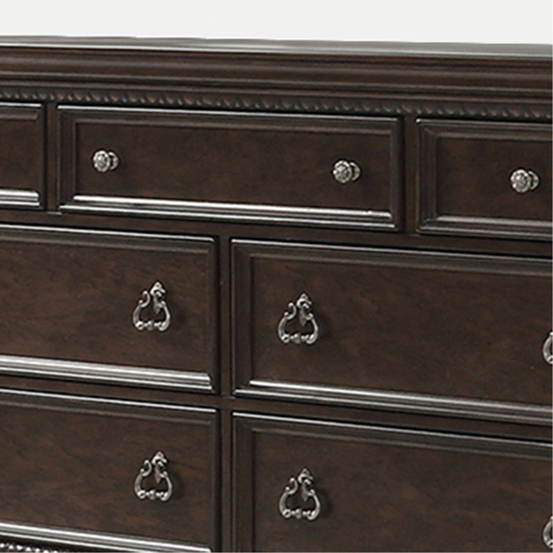 Commode 7 tiroirs en acajou