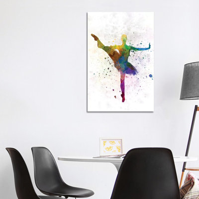 «Ballerina Dancing IX» par Paul Rommer - peinture sur toile tendue