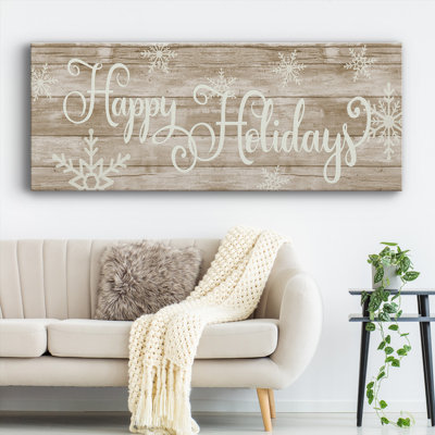Joyeuses fêtes sur toile