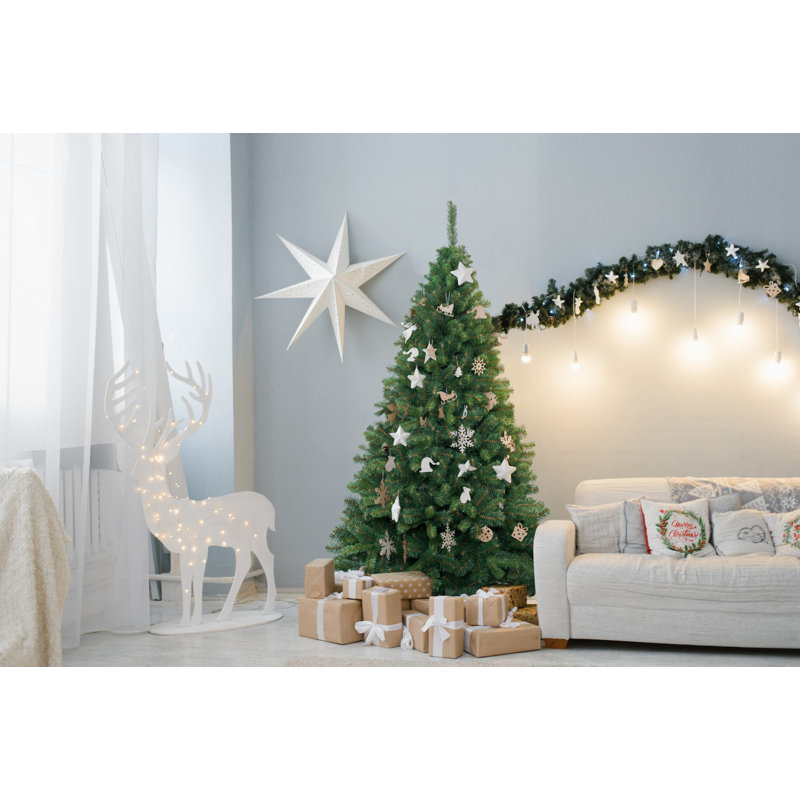 Artificial Christmas Tree, 6.23ft H x 4.27ft W