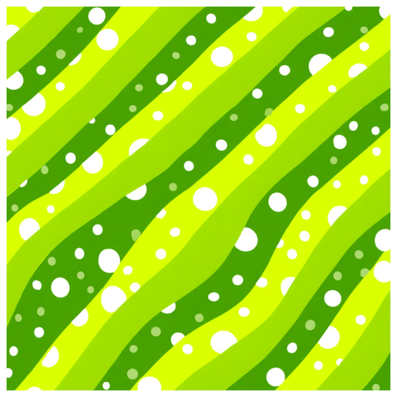Jeté en molleton Green Stripes - Jetés à motif pour canapés ou lits, L 60 po x H 80 po