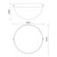 Globo LED Flush Mounted Sconce