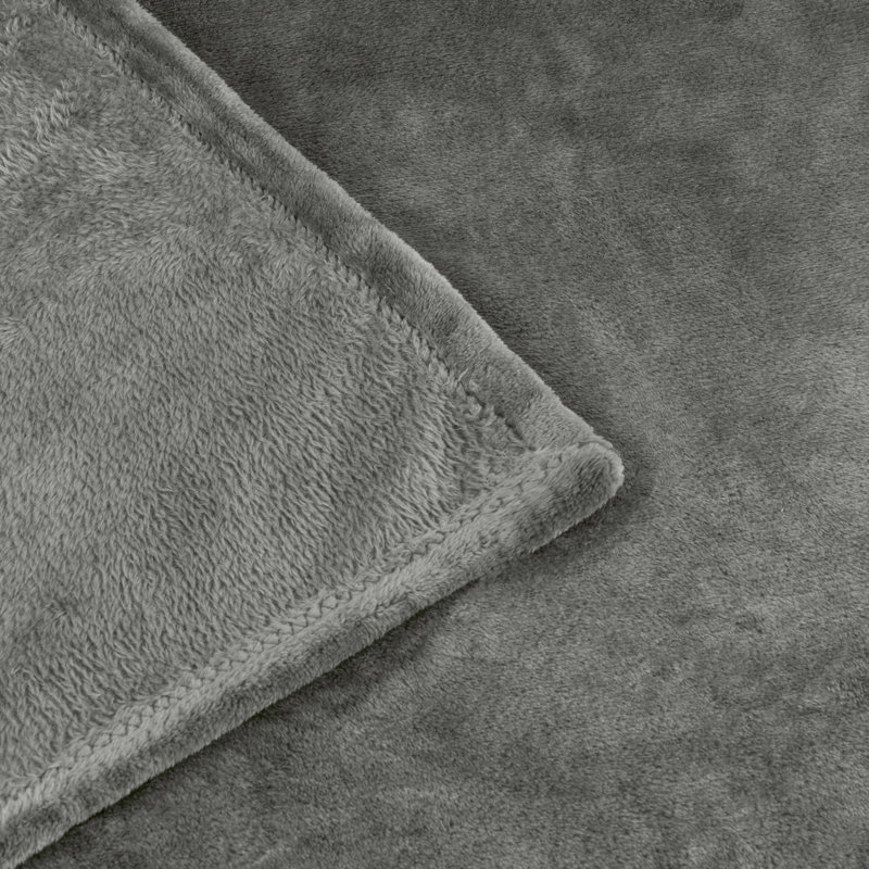 Harrow Furn Throw, Grey