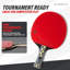 Raquette de tennis de table JOOLA Carbon Pro - Raquette de ping-pong avec poignée évasée - Homologué ITTF